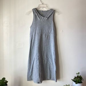Hooded Racerback Athleisure Dress - Small